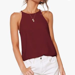 LouKeith Racerback Halter, Size Small